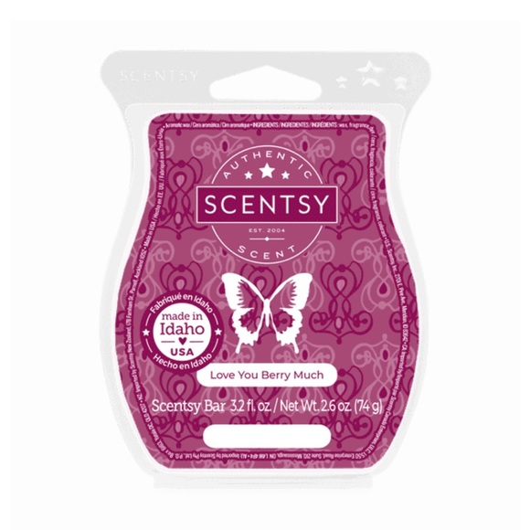 Scentsy Love You Berry Much Wax Bar - Picture 1 of 5
